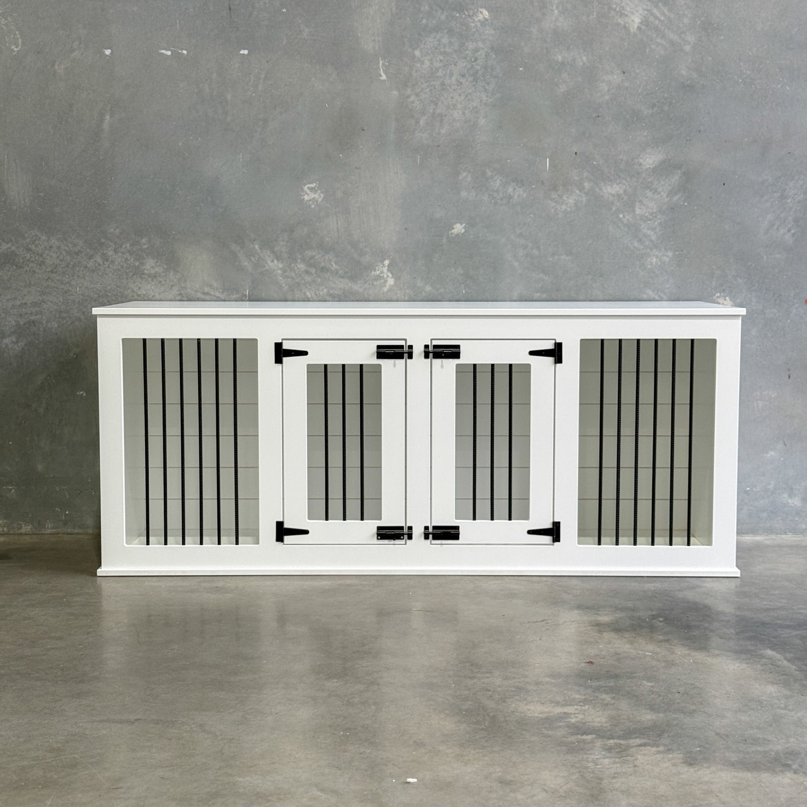 Medium/Large Double Condo - Pure White - Kustom Kennels Australia