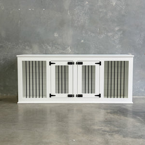 Medium/Large Double Condo - Pure White - Kustom Kennels Australia